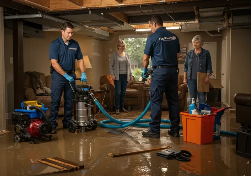 Basement Water Extraction and Removal Techniques process in Belville, NC